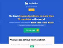 Tablet Screenshot of collabim.com