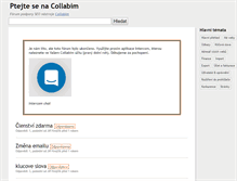 Tablet Screenshot of otazky.collabim.cz