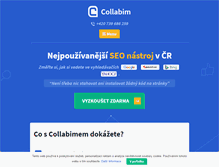 Tablet Screenshot of collabim.cz